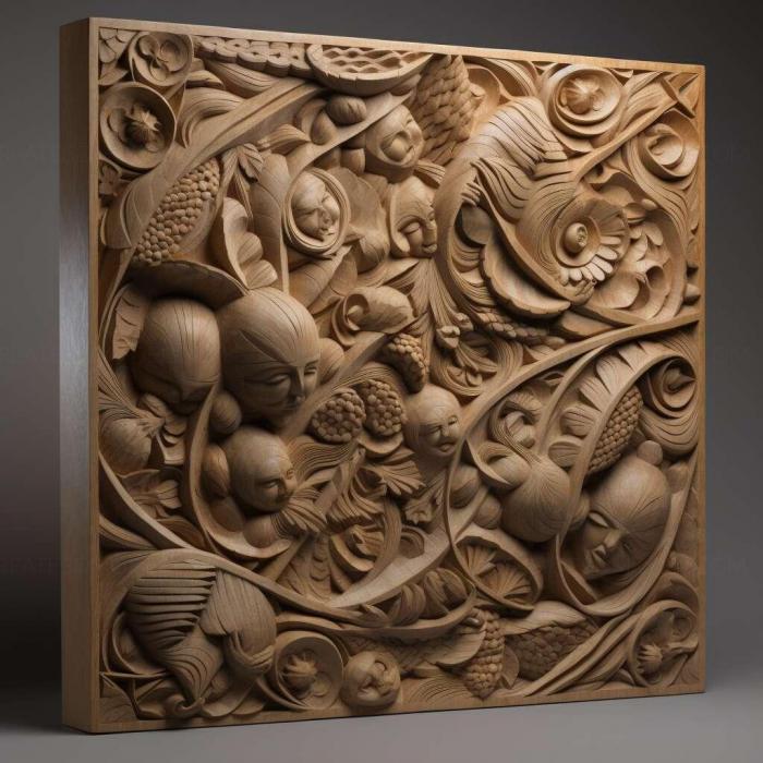 نموذج ثلاثي الأبعاد لآلة CNC 3D Art 